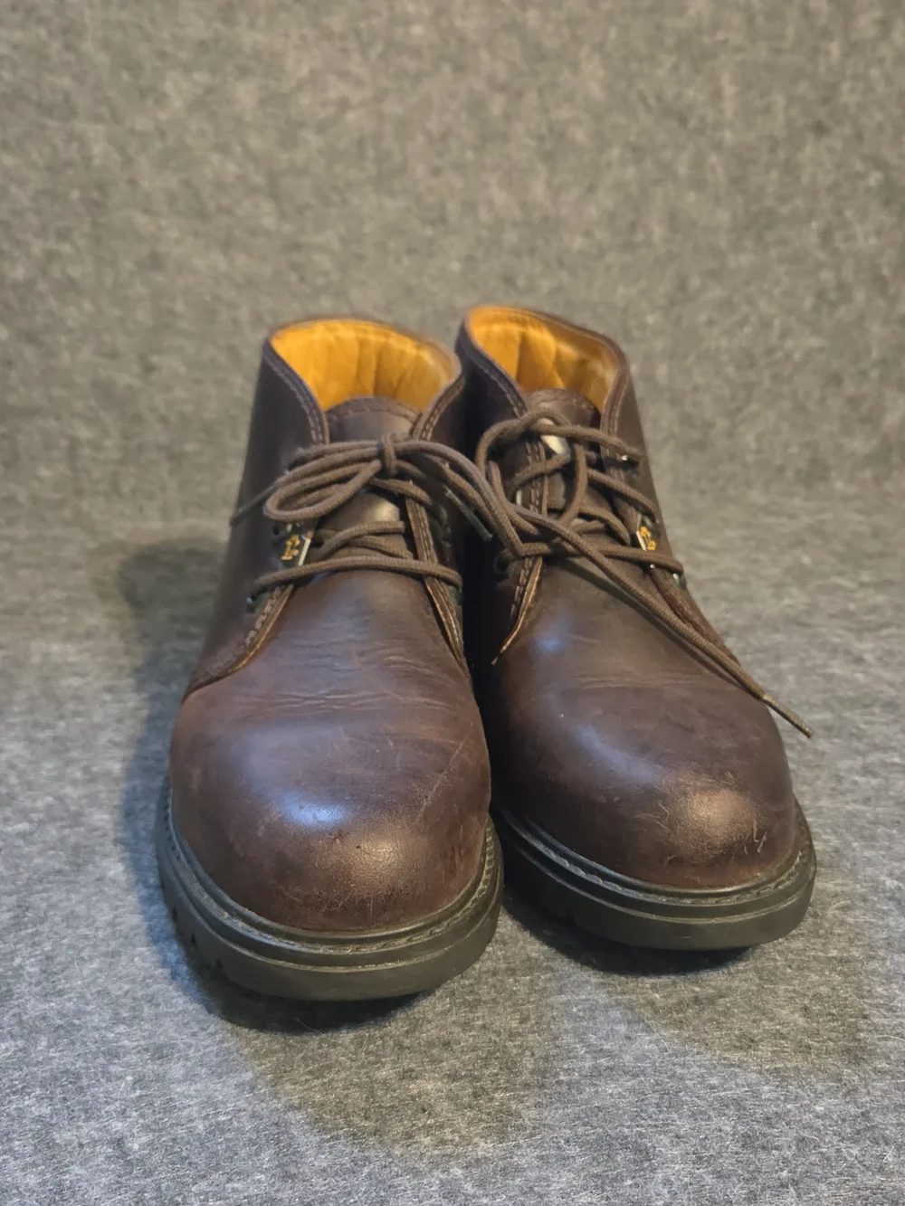 Vintage Havana Joe/Panama Jack Unisex Brown Leather Chukka Boots Spain EUR 39